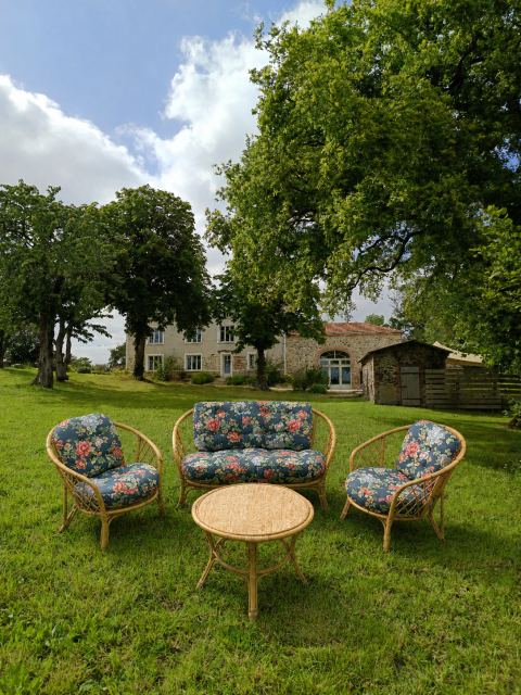 Salon de jardin rotin Céléstin