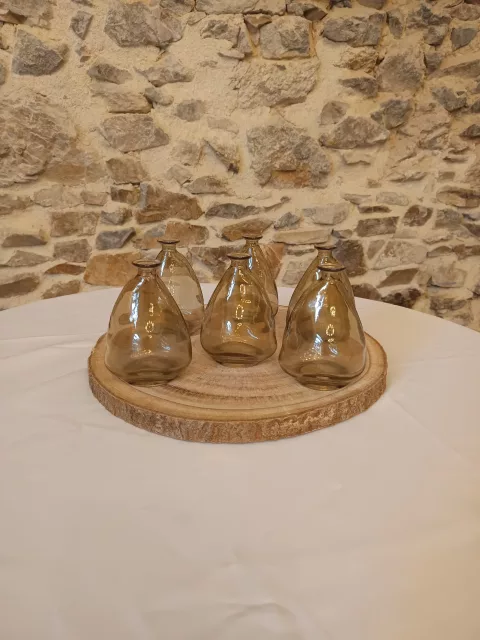 6 vases pour table de réception